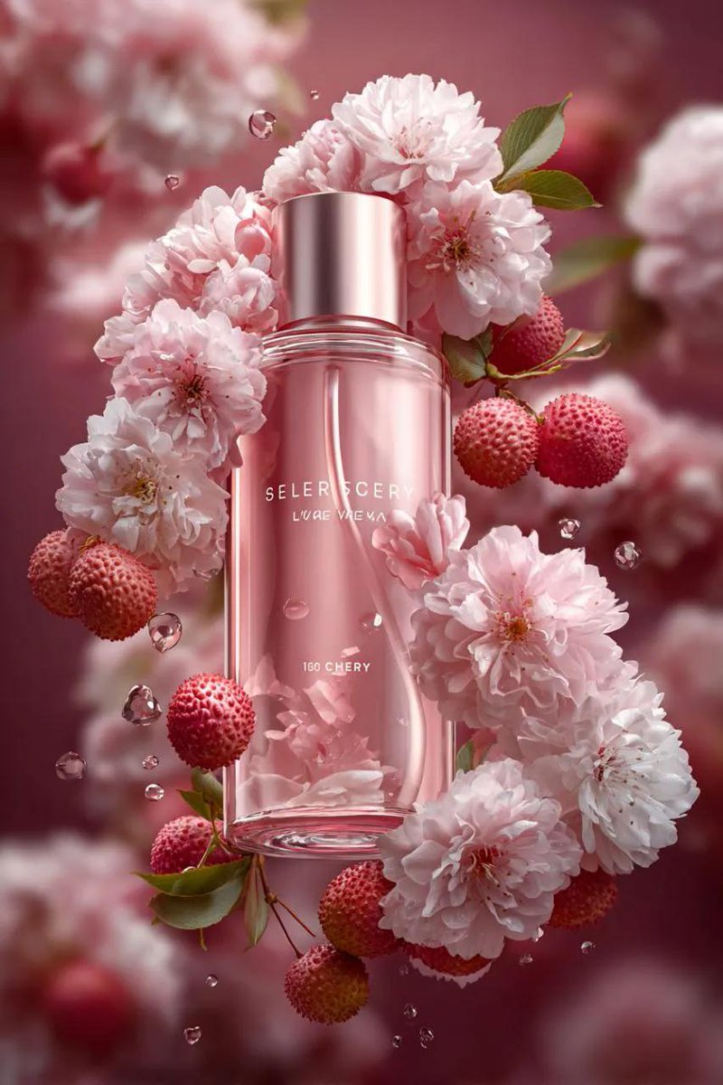 E-commerce Main Image - 3D Floating Cosmetic Bottle Product Shots