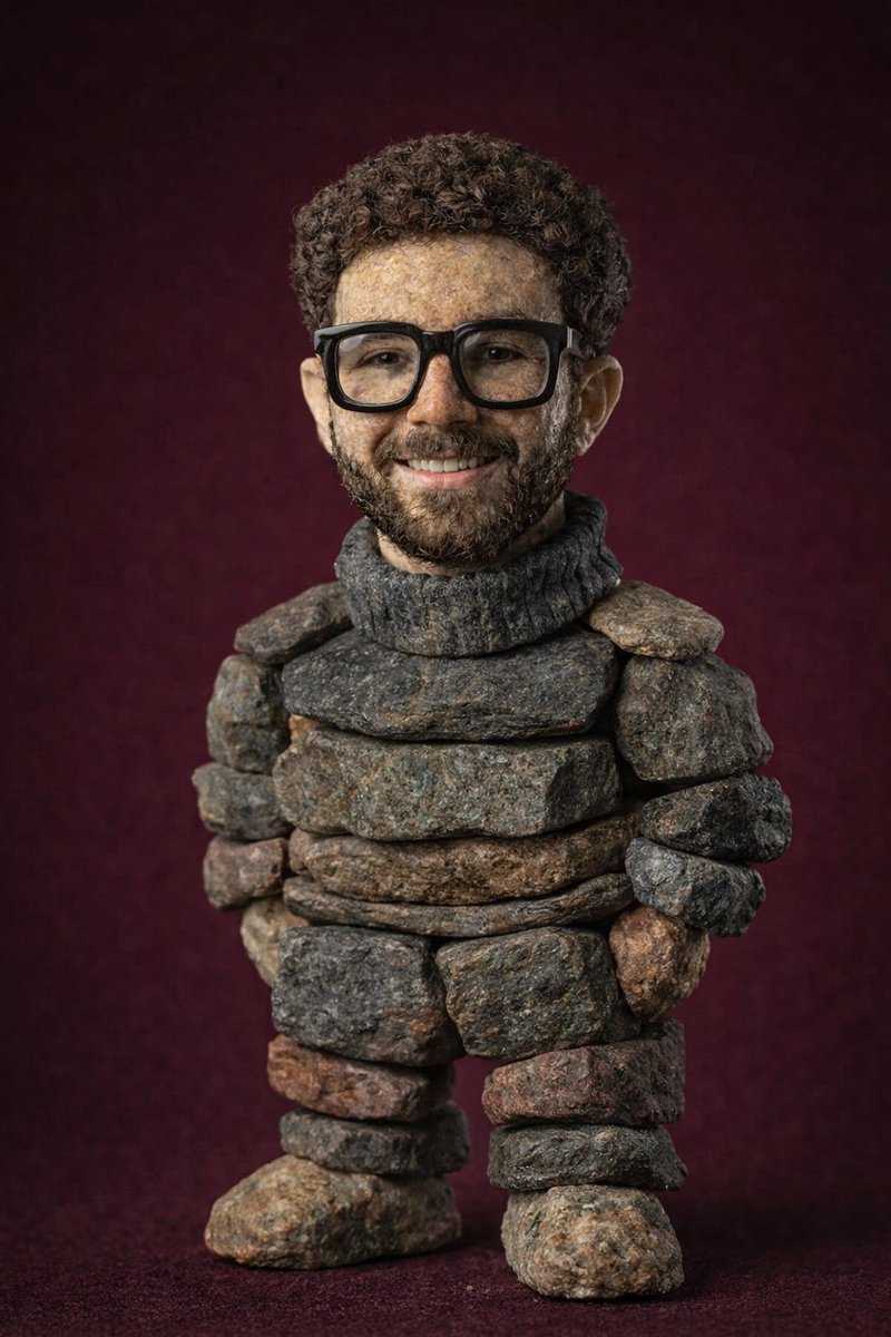 Game Asset - Handcrafted Stone Figurine Transformation Prompt