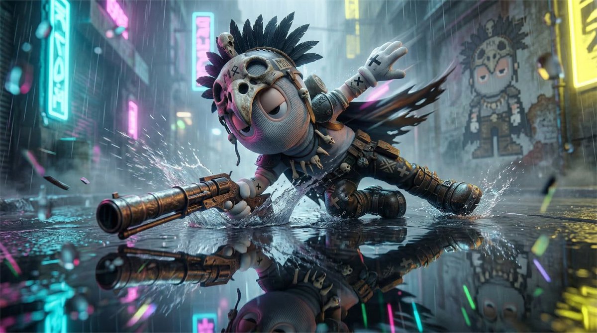 Comic / Storyboard - High-Speed Cinematic Cyberpunk Scene Prompt