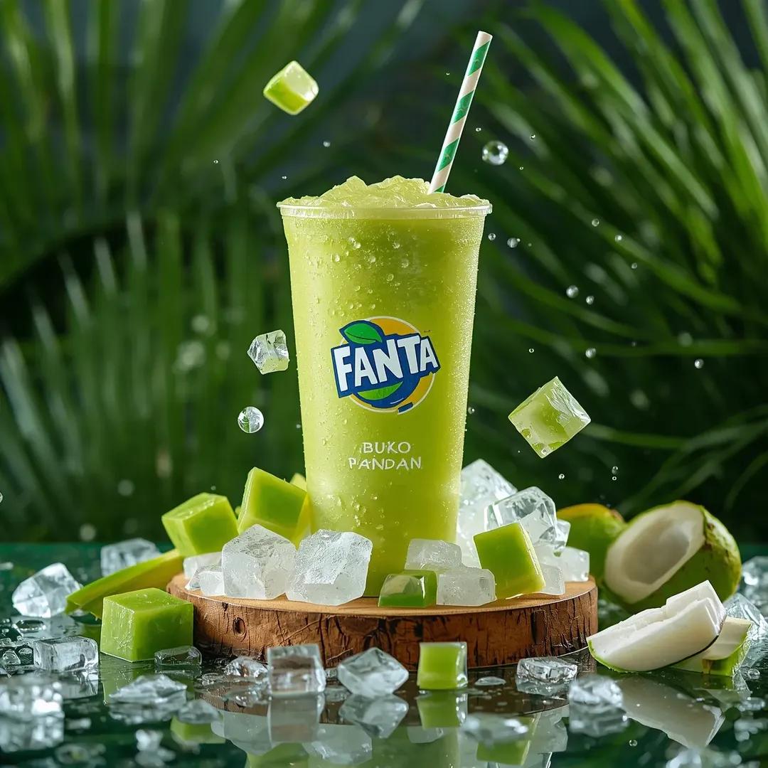 E-commerce Main Image - Hyper-realistic Fanta Product Shot Prompt
