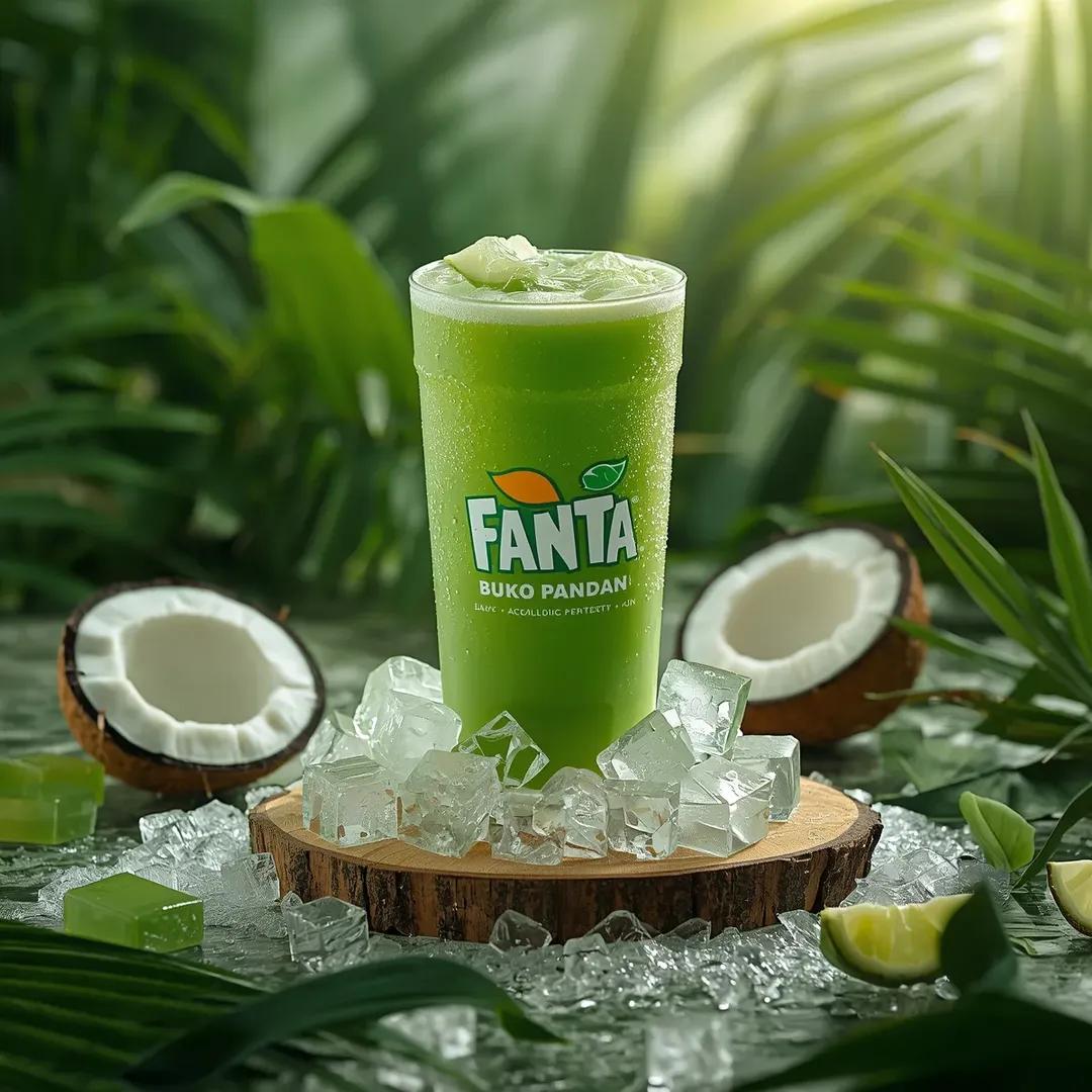 E-commerce Main Image - Hyper-realistic Fanta Product Shot Prompt