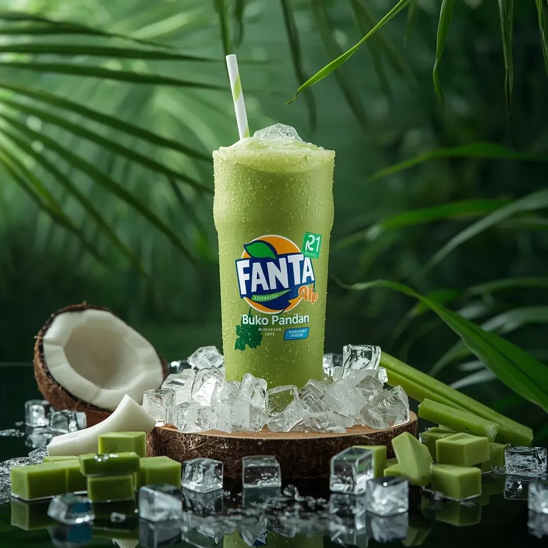 E-commerce Main Image - Hyper-realistic Fanta Product Shot Prompt