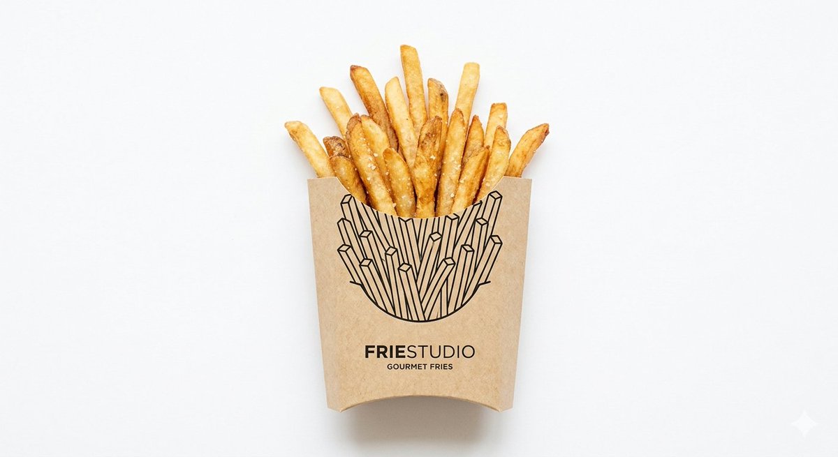 E-commerce Main Image - Minimalist Food Illustration and Photorealism Blend