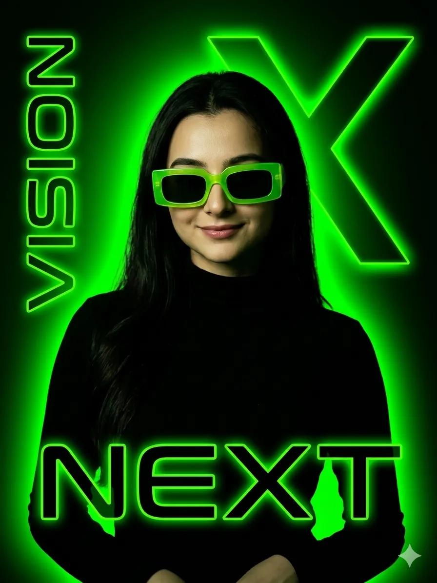 Product Marketing - Ultra-Realistic Fashion Portrait with Bold Typography