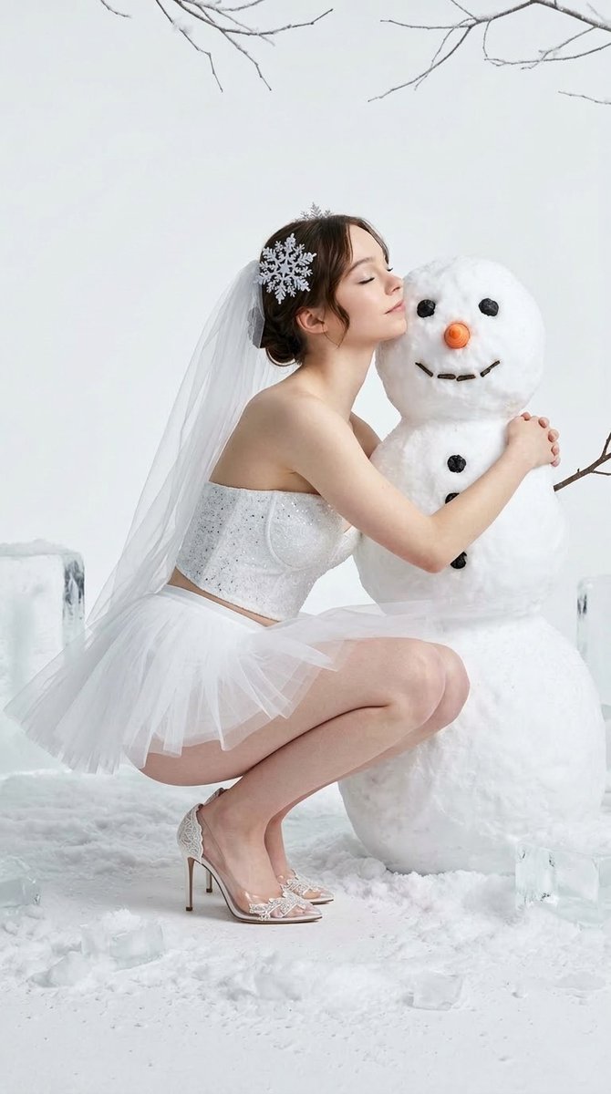 Product Marketing - Winter Fantasy Editorial with Emma Myers Lookalike