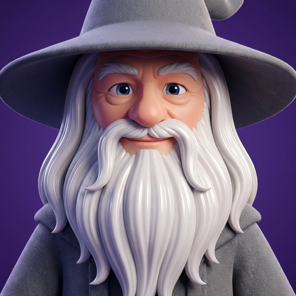 Profile / Avatar - 3D CGI Big-Head Cartoon of Harry Potter