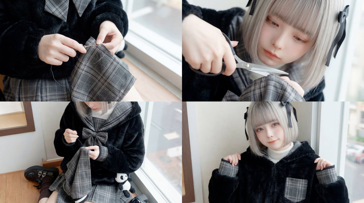 YouTube Thumbnail - ASMR Sewing/Crafting Video Prompt (GPT-5 Generated)